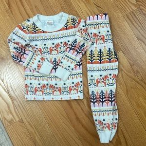 Hanna Andersson girls size 3T llama pajamas